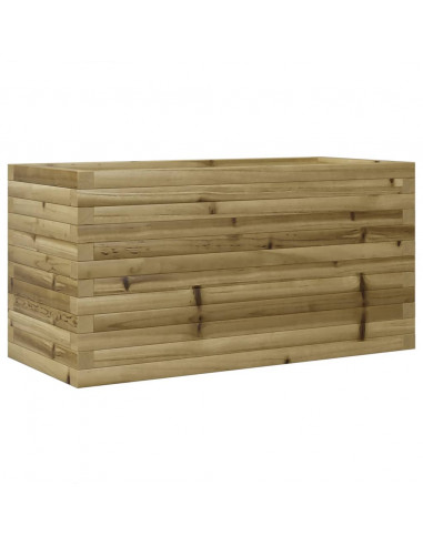 Fioriera da Giardino 90x40x46 cm in Legno di Pino Impregnato