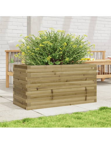 Fioriera da Giardino 90x40x46 cm in Legno di Pino Impregnato