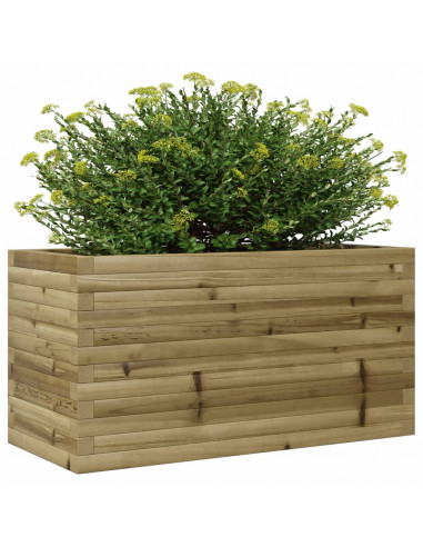 Fioriera da Giardino 90x40x46 cm in Legno di Pino Impregnato