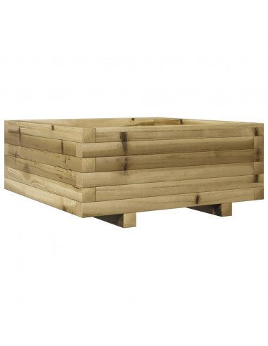 Fioriera da Giardino 60x60x26,5 cm in Legno di Pino Impregnato