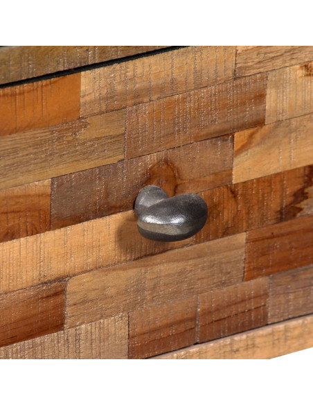 Mobile con 6 Cassetti in Teak Massello di Recupero 70x30x76 cm