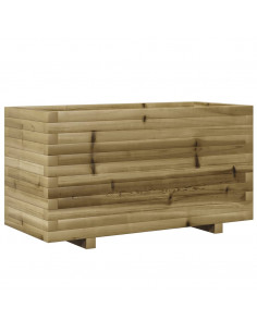 Fioriera da Giardino 90x40x49,5 cm in Legno di Pino Impregnato 2