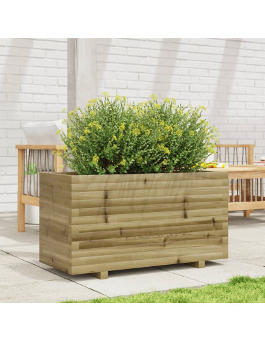 Fioriera da Giardino 90x40x49,5 cm in Legno di Pino Impregnato