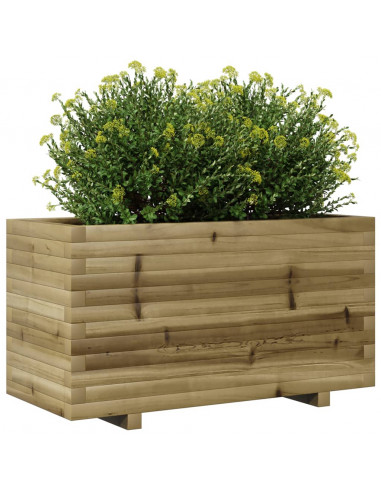 Fioriera da Giardino 90x40x49,5 cm in Legno di Pino Impregnato