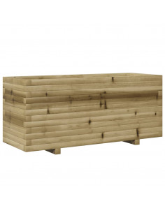 Fioriera da Giardino 110x40x49,5 cm in Legno di Pino Impregnato 2