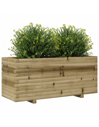Fioriera da Giardino 110x40x49,5 cm in Legno di Pino Impregnato