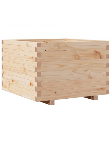 Fioriera da Giardino 70x70x49,5 cm in Legno Massello di Pino