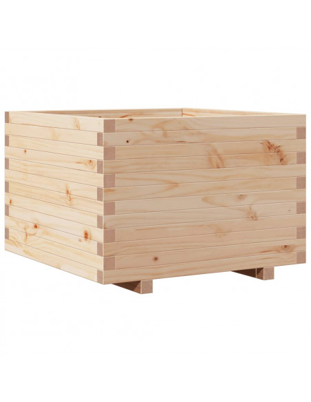 Fioriera da Giardino 70x70x49,5 cm in Legno Massello di Pino