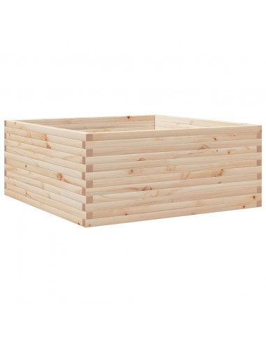 Fioriera da Giardino 110x110x46 cm in Legno Massello di Pino
