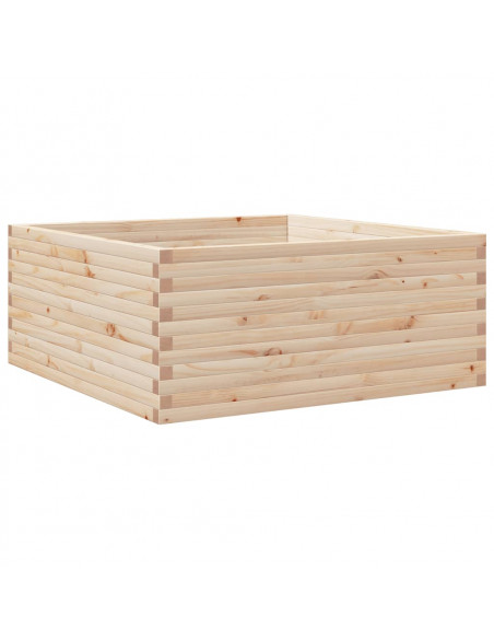 Fioriera da Giardino 110x110x46 cm in Legno Massello di Pino