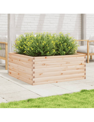 Fioriera da Giardino 110x110x46 cm in Legno Massello di Pino