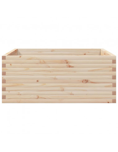 Fioriera da Giardino 110x110x46 cm in Legno Massello di Pino