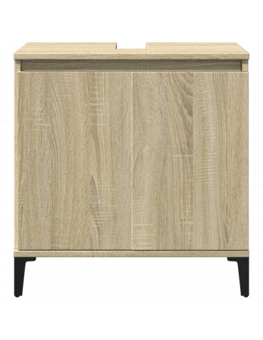 Mobile Lavabo Rovere Sonoma 58x33x60 cm in Legno Multistrato