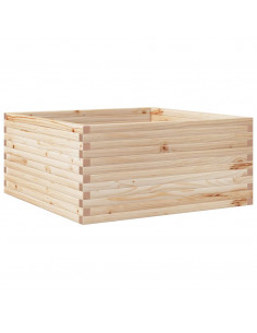 Fioriera da Giardino 100x100x46 cm in Legno Massello di Pino 2