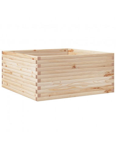 Fioriera da Giardino 100x100x46 cm in Legno Massello di Pino
