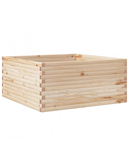 Fioriera da Giardino 100x100x46 cm in Legno Massello di Pino