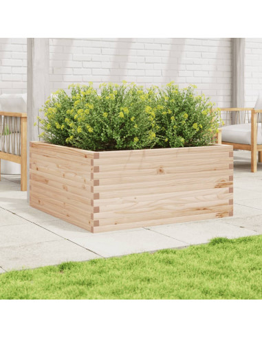 Fioriera da Giardino 100x100x46 cm in Legno Massello di Pino