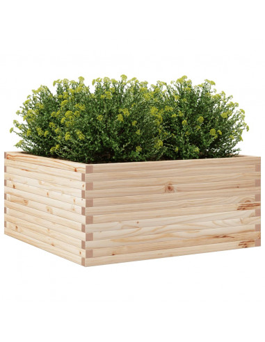 Fioriera da Giardino 100x100x46 cm in Legno Massello di Pino