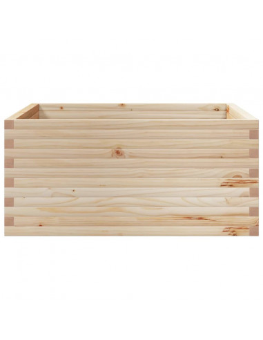 Fioriera da Giardino 100x100x46 cm in Legno Massello di Pino