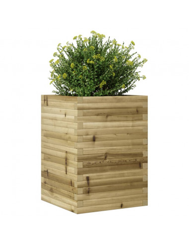 Fioriera da Giardino 50x50x68,5 cm in Legno di Pino Impregnato
