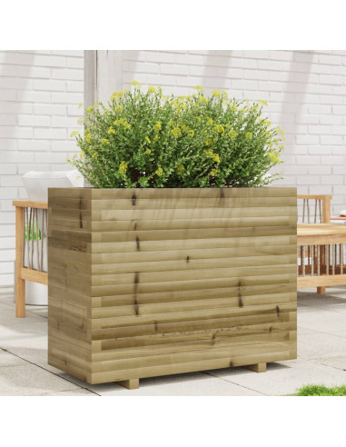 Fioriera da Giardino 90x40x72,5 cm in Legno di Pino Impregnato