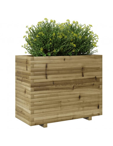 Fioriera da Giardino 90x40x72,5 cm in Legno di Pino Impregnato