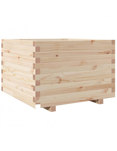 Fioriera da Giardino 70x70x49,5 cm in Legno Massello di Pino