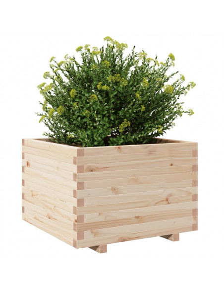 Fioriera da Giardino 70x70x49,5 cm in Legno Massello di Pino