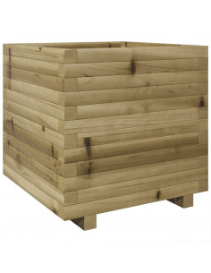 Fioriera da Giardino 50x50x49,5 cm in Legno di Pino Impregnato 2