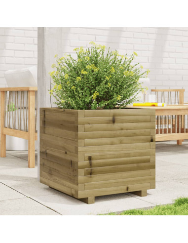 Fioriera da Giardino 50x50x49,5 cm in Legno di Pino Impregnato