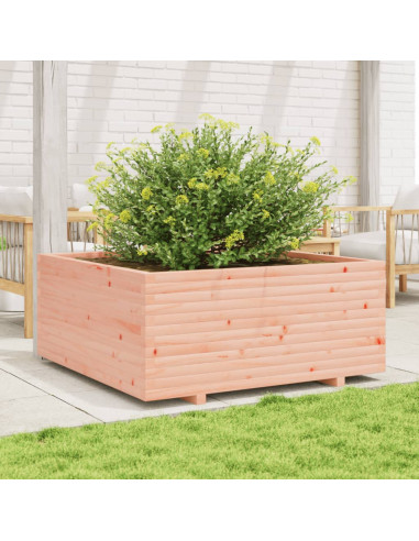 Fioriera da Giardino 110x110x49,5 cm Legno Massello di Douglas