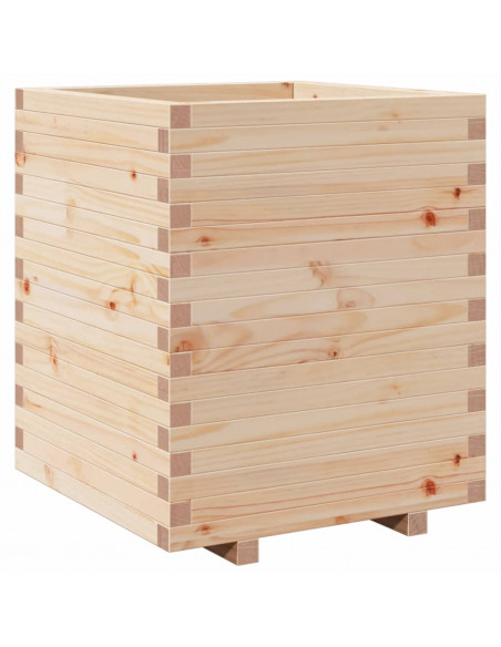 Fioriera da Giardino 60x60x72,5 cm in Legno Massello di Pino
