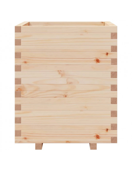 Fioriera da Giardino 60x60x72,5 cm in Legno Massello di Pino