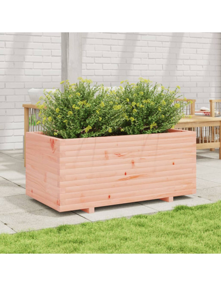 Fioriera da Giardino 110x60x49,5cm in Legno Massello di Douglas
