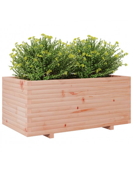 Fioriera da Giardino 110x60x49,5cm in Legno Massello di Douglas