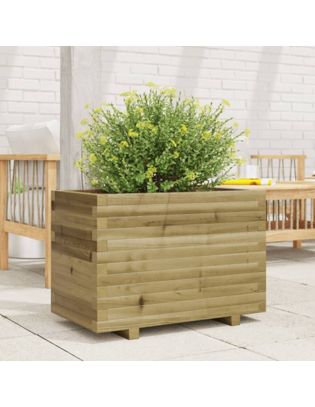 Fioriera da Giardino 70x40x49,5 cm in Legno di Pino Impregnato