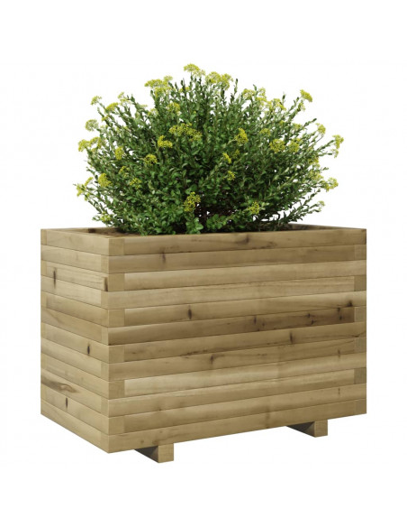 Fioriera da Giardino 70x40x49,5 cm in Legno di Pino Impregnato