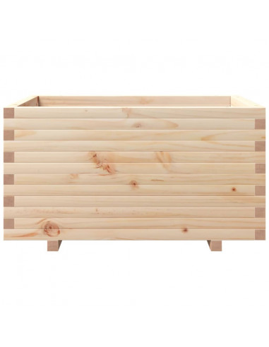 Fioriera da Giardino 90x60x49,5 cm in Legno Massello di Pino