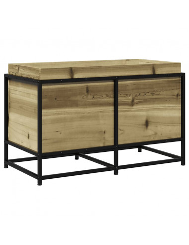 Fioriera da Giardino 80x40x50 cm in Legno di Pino Impregnato