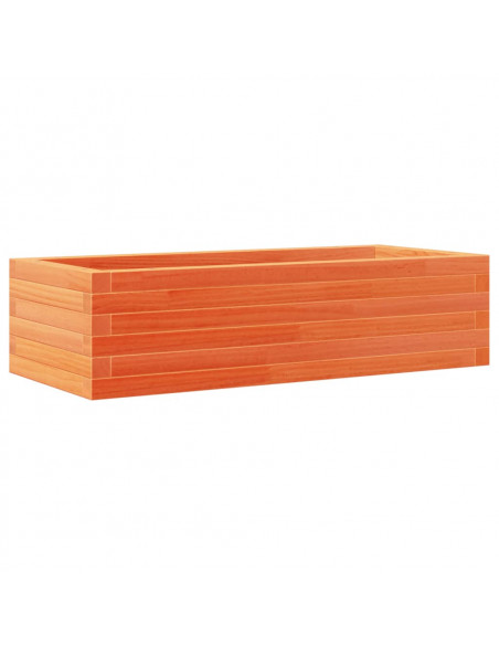 Fioriera Giardino Marrone Cera 90x40x23 cm Legno Massello Pino