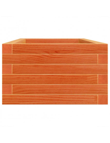 Fioriera Giardino Marrone Cera 90x40x23 cm Legno Massello Pino
