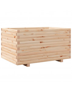 Fioriera da Giardino 90x60x49,5 cm in Legno Massello di Pino 2