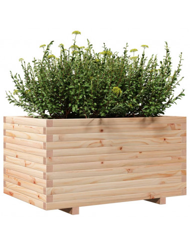 Fioriera da Giardino 90x60x49,5 cm in Legno Massello di Pino