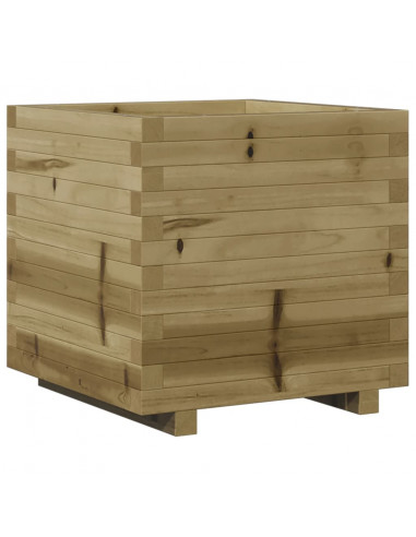 Fioriera da Giardino 50x50x49,5 cm in Legno di Pino Impregnato
