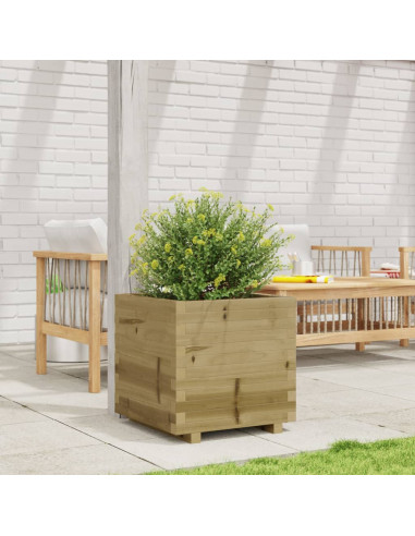Fioriera da Giardino 50x50x49,5 cm in Legno di Pino Impregnato