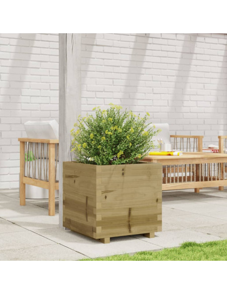 Fioriera da Giardino 50x50x49,5 cm in Legno di Pino Impregnato