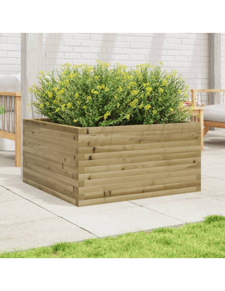 Fioriera da Giardino 90x90x46 cm in Legno di Pino Impregnato