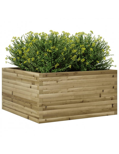 Fioriera da Giardino 90x90x46 cm in Legno di Pino Impregnato