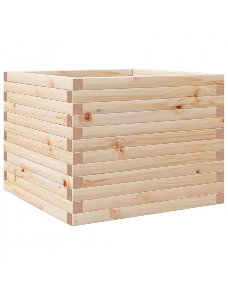 Fioriera da Giardino 60x60x46 cm in Legno Massello di Pino