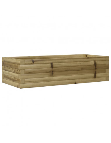Fioriera da Giardino 90x40x23 cm in Legno di Pino Impregnato